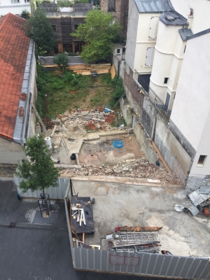 Vu du ciel après démolition